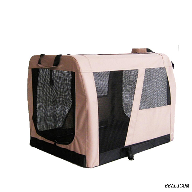 TPA0005 Cage portable pour animaux de compagnie en tissu dragon gris pour les voyages en plein air