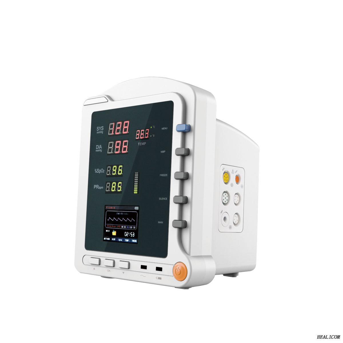 Moniteur de signes vitaux ICU portable médical de haute qualité moniteur patient NIBP SPO2