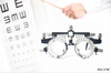 Monture d'essai de lunettes monture en métal d'essai d'optométrie