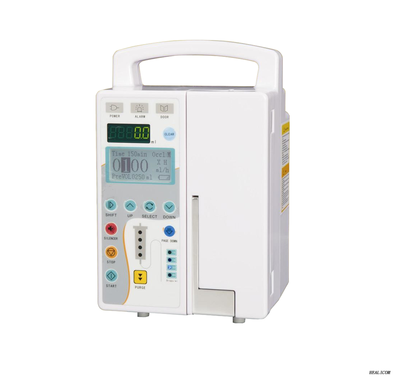 Pompe à perfusion 820 équipement médical Portable hôpital électrique automatique pompe à perfusion portative